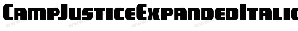 CampJusticeExpandedItalic-xm8K字体转换