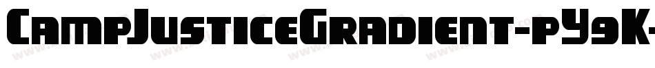 CampJusticeGradient-pY9K字体转换