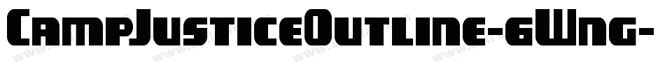 CampJusticeOutline-6Wng字体转换