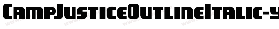 CampJusticeOutlineItalic-yd0m字体转换