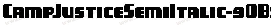 CampJusticeSemiItalic-9OBy字体转换