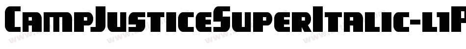 CampJusticeSuperItalic-l1P5字体转换