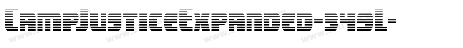CampJusticeExpanded-349L字体转换