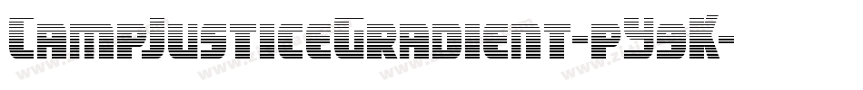 CampJusticeGradient-pY9K字体转换