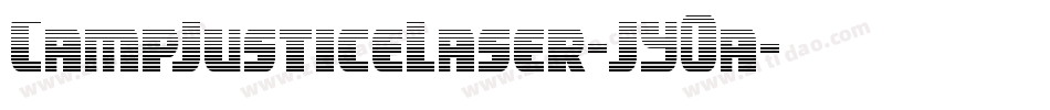 CampJusticeLaser-JYOa字体转换