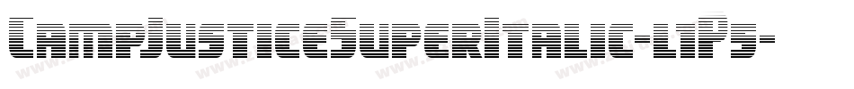 CampJusticeSuperItalic-l1P5字体转换
