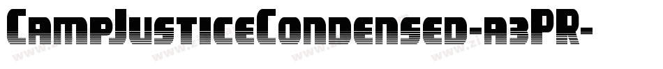 CampJusticeCondensed-a3PR字体转换
