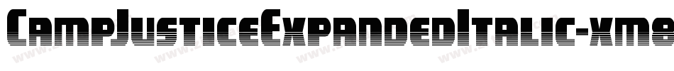 CampJusticeExpandedItalic-xm8K字体转换