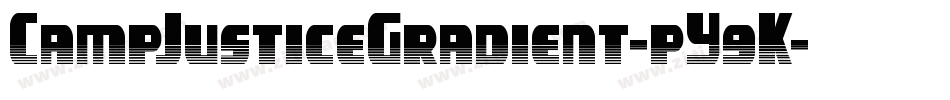 CampJusticeGradient-pY9K字体转换
