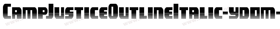 CampJusticeOutlineItalic-yd0m字体转换