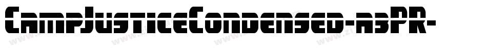CampJusticeCondensed-a3PR字体转换