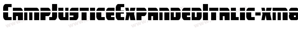 CampJusticeExpandedItalic-xm8K字体转换