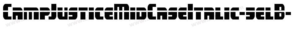 CampJusticeMidCaseItalic-5elB字体转换
