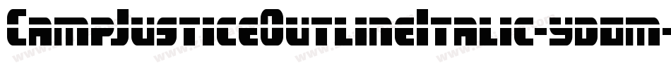 CampJusticeOutlineItalic-yd0m字体转换