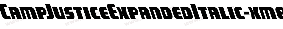 CampJusticeExpandedItalic-xm8K字体转换
