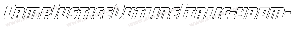 CampJusticeOutlineItalic-yd0m字体转换