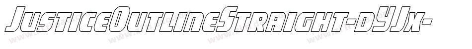 JusticeOutlineStraight-dYJx字体转换 JusticeOutlineStraight-dYJx字体转换