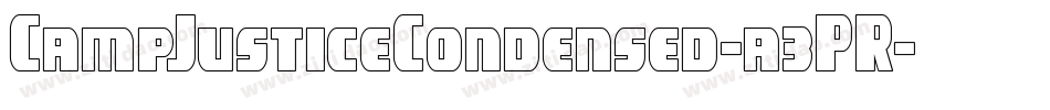 CampJusticeCondensed-a3PR字体转换