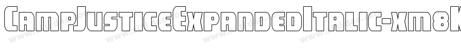CampJusticeExpandedItalic-xm8K字体转换