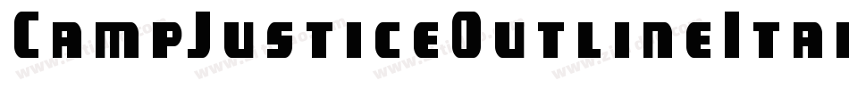 CampJusticeOutlineItalic-yd0m字体转换