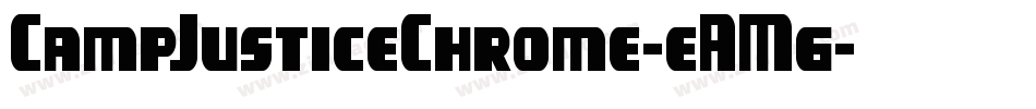 CampJusticeChrome-eAM6字体转换