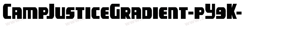 CampJusticeGradient-pY9K字体转换