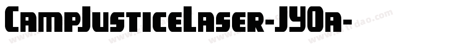 CampJusticeLaser-JYOa字体转换