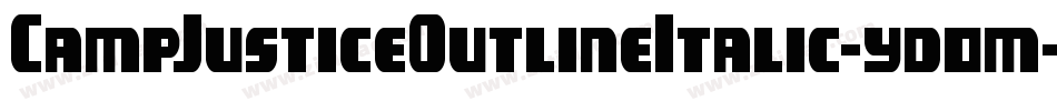 CampJusticeOutlineItalic-yd0m字体转换