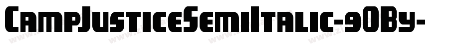 CampJusticeSemiItalic-9OBy字体转换