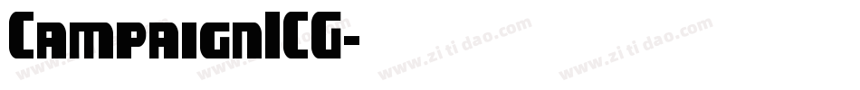 CampaignICG字体转换