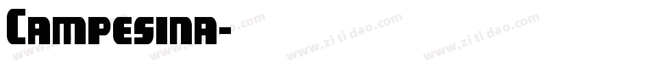 Campesina字体转换