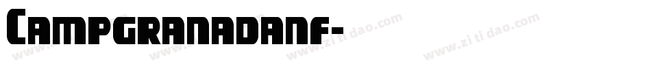 Campgranadanf字体转换
