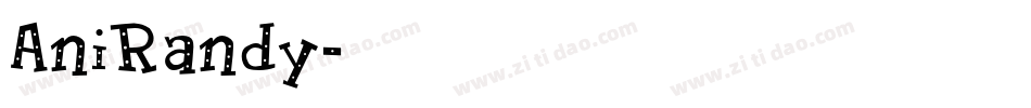 AniRandy字体转换