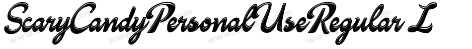 ScaryCandyPersonalUseRegular-L3Jny字体转换
