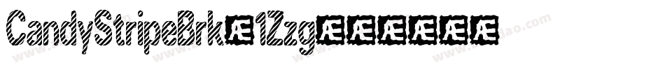CandyStripeBrk-1Zzg字体转换