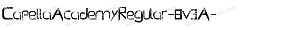 CapellaAcademyRegular-8v3A字体转换