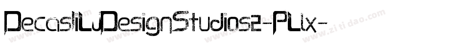 DecasIiLjDesignStudios2-PLlx字体转换