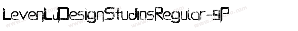 LevenLjDesignStudiosRegular-9PJ7字体转换