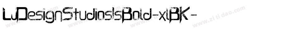 LjDesignStudiosIsBold-xlBK字体转换 LjDesignStudiosIsBold-xlBK字体转换