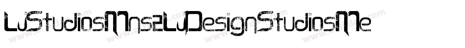 LjStudiosMns2LjDesignStudiosMedium-mOxx字体转换