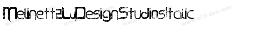 Melinett2LjDesignStudiosItalic-1M6M字体转换