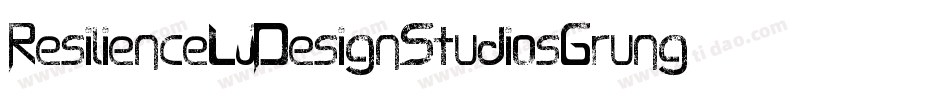 ResilienceLjDesignStudiosGrunge-1Mw2字体转换 ResilienceLjDesignStudiosGrunge-1Mw2字体转换