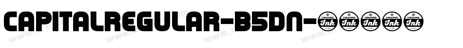 CapitalRegular-B5dn字体转换