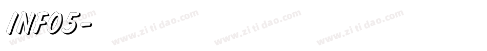 INFO5字体转换