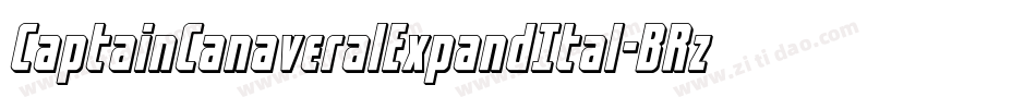 CaptainCanaveralExpandItal-BRzd字体转换