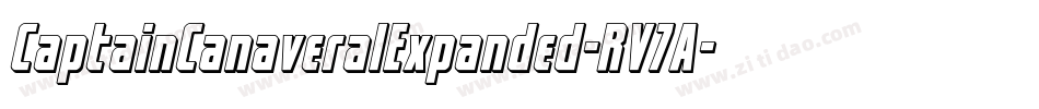 CaptainCanaveralExpanded-RV7A字体转换