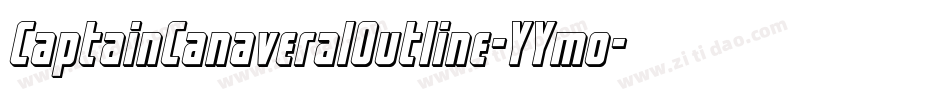 CaptainCanaveralOutline-YYmo字体转换