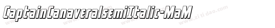 CaptainCanaveralsemiItalic-MaMY字体转换