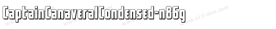 CaptainCanaveralCondensed-n86g字体转换