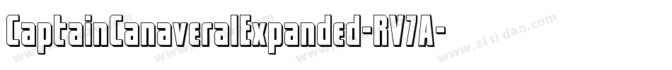CaptainCanaveralExpanded-RV7A字体转换
